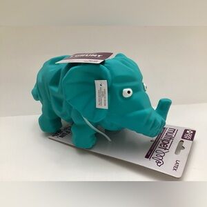 Multipet Elephant Origami Pals Latex Chew Grunt Dog Toy